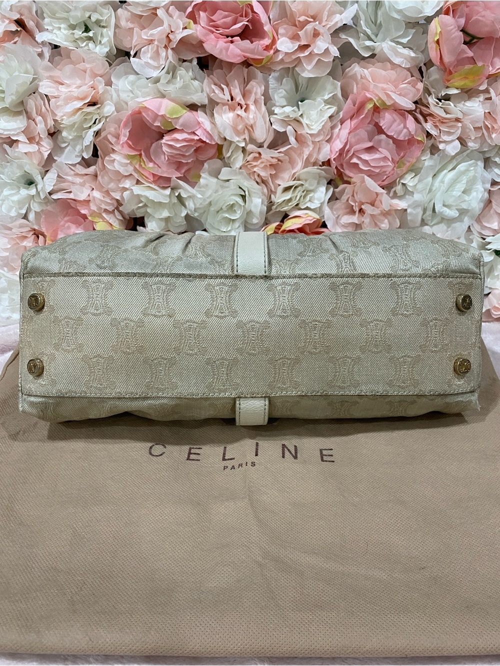 Celine Ruched Monogram Bag - Picture 3 of 9